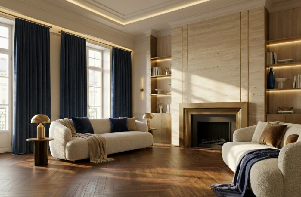 HDF Ламинат FLOORFORT Орех Стенфорд 19004-1 НС