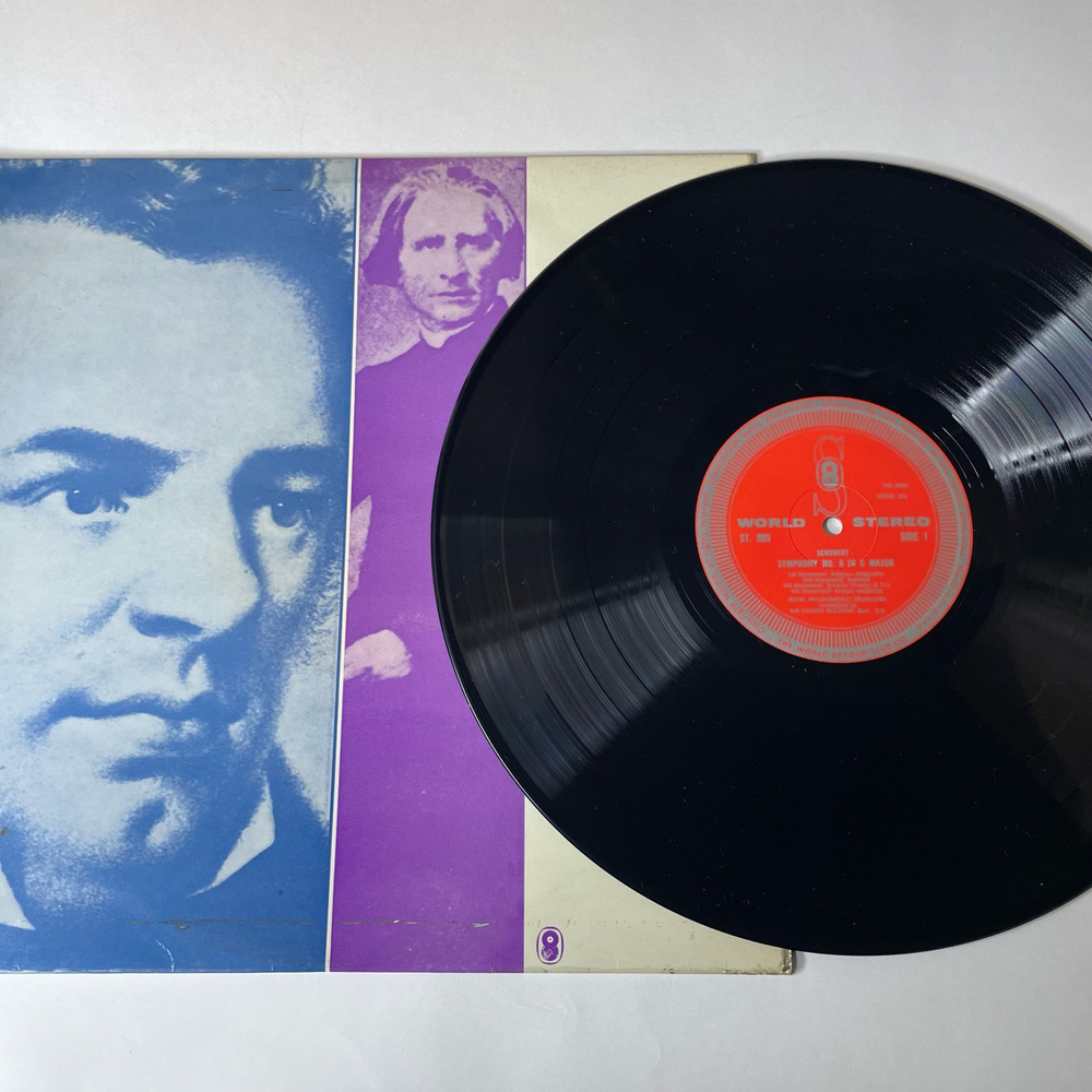 Винтажная виниловая пластинка LP Schubert Шуберт, Liszt Лист, The Beecham Choral Society, The Royal Philharmonic Orchestra, Symphony No. 6 (Англия 1965)