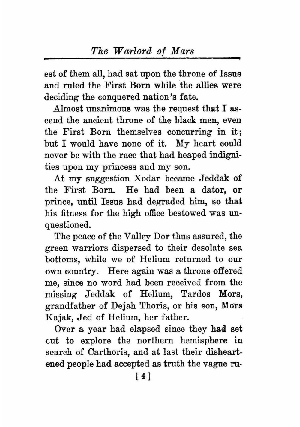 The Warlord of Mars | E. Rice Burroughs