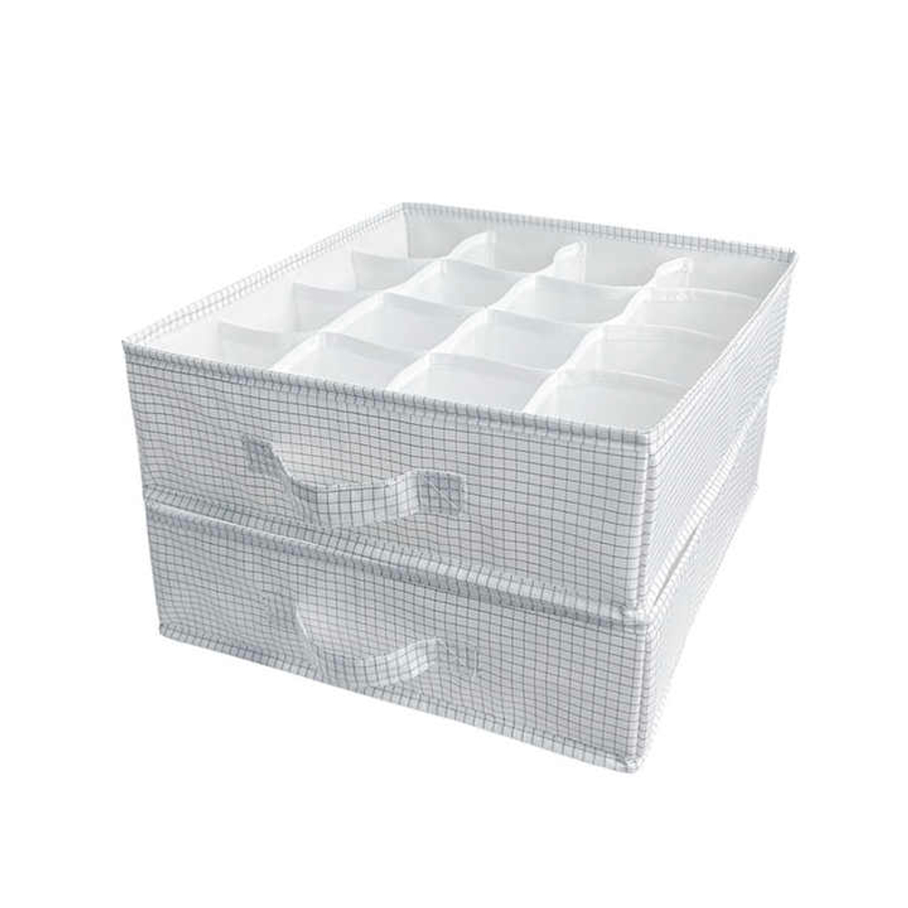 Коробка с отделениями Ytterån, 16 отделений, 32х32х10, полиэстер