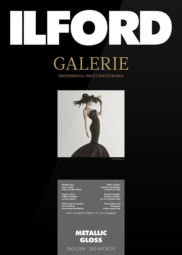 Фотобумага ILFORD Galerie Metallic Gloss, 1 рулон, 17&quot; - 43,2cm x 30m (GA6852432031)