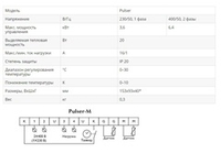 Симисторный регулятор температуры Pulser-M