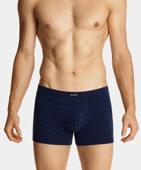 Трусы мужские боксеры (3шт), Atlantic 3MH-025, темно-синий + красный + темно-голубой