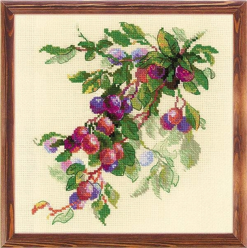 "Ветка сливы"-1616 вышивка
