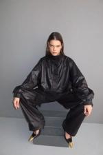 Брюки на резинке, Черный