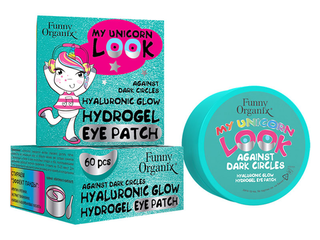 Гидрогелевые глиттер-патчи с гиалуроновой кислотой FUNNY ORGANIX Hyaluronic Glow Hydrogel Eye Patch