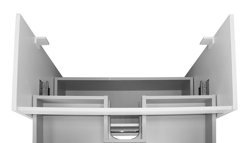 Комплект Тумба Azario Ника 80 Н 815х470х860 напольная, с раковиной Tempo 80, белый глянцевый (CS00091370)