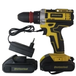 Дрель-Шуроповерт аккумуляторный Partnertool PCD-18CSET 18В 2 аккумулятора 2Ач БЫСТРОСЪЕМНЫЙ патрон в КЕЙСЕ с НАБОРОМ