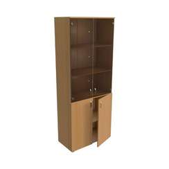 Шкаф стекло бронза ЛФ217 800х406х2000, бук