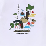 A Bathing Ape Japan Culture Tee белый