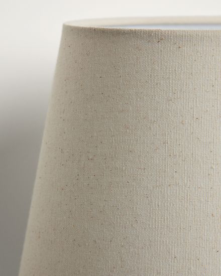 Настольная лампа Odra из зеленой керамики с глянцевой отделкой