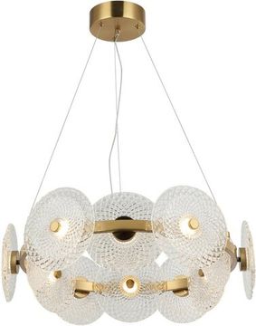 Люстра подвесная LED 28W 3000К 4012/05/12P бронза Sportu Stilfort