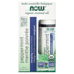 NOW Foods, органические эфирные масла, перечная мята, 10 мл (1/3 жидк. унции)