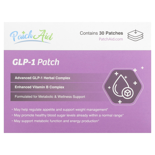 PatchAid, GLP-1, патч, 30 патчей