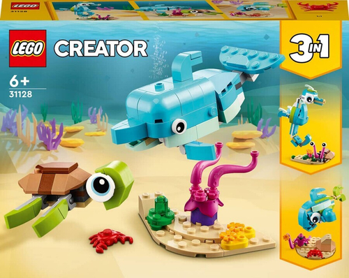 Конструктор LEGO Creator 3in1 31128 Дельфин и черепаха