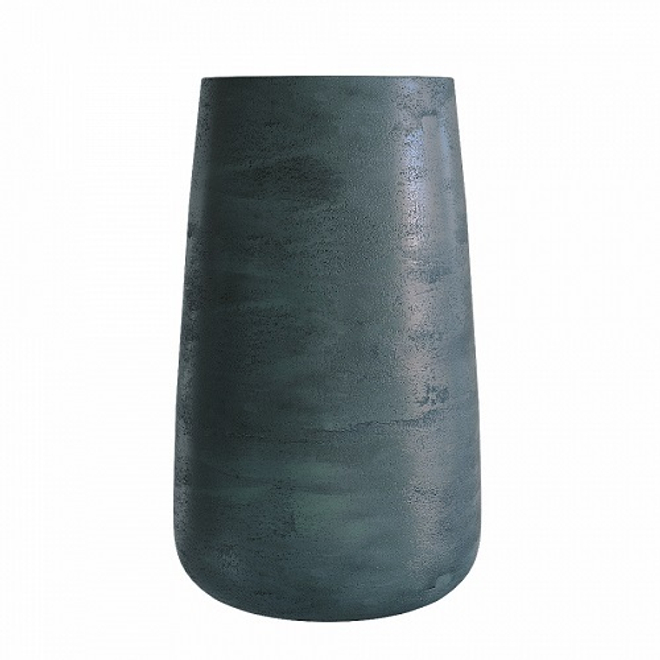 Кашпо Concretika Cone D36 H75 Ocean Green