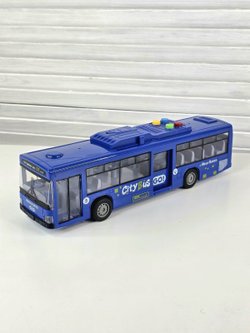 Игровая машинка Автобус со светом и звуком синий (202388598)
