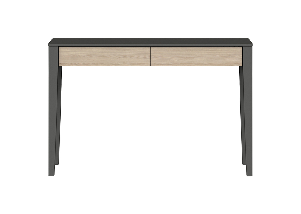 Консоль Fjord с двумя ящиками 120*40 см (темно-серый)