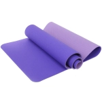 Коврик для йоги 6 мм 183х61 см «Sports time» перфорированный (ТРЕ), сиреневый/фиолетовый