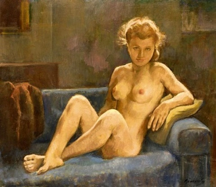 Miklos Banovszky (1895-1995) - эротическое искусство венгерского художника Миклоша Бановского