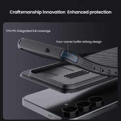 Усиленный чехол с сдвижной шторкой для камеры от Nillkin для Samsung Galaxy S25 FE, серия CamShield Pro Case
