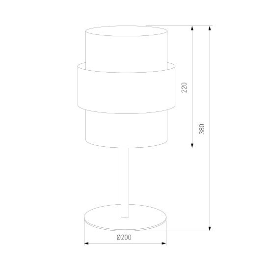 5404 / настольный светильник / Calisto