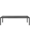 Стол алюминиевый раздвижной Rio Alu, 210-280х100 см, антрацит