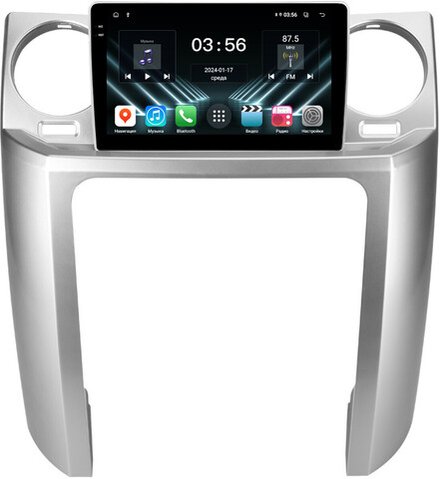 Магнитола для Land Rover Discovery 3 2005-2009 (закругленные углы) - FarCar DX9-9603B монитор 9.5" IPS на Android 13, 4+64Гб, CarPlay