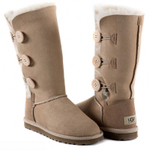 Угги Bailey Button Triplet Sand