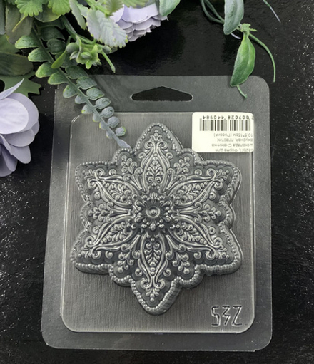 Форма пластиковая "Снежинка ажурная" 532БП