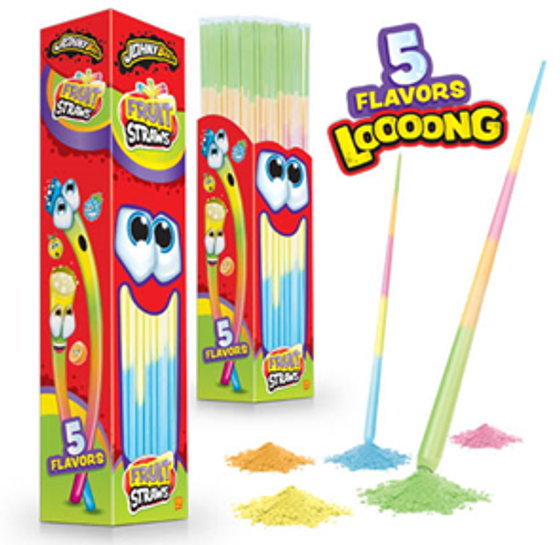 Шипучка в трубочке Fruit Straws  фруктовый 150 (Польша)