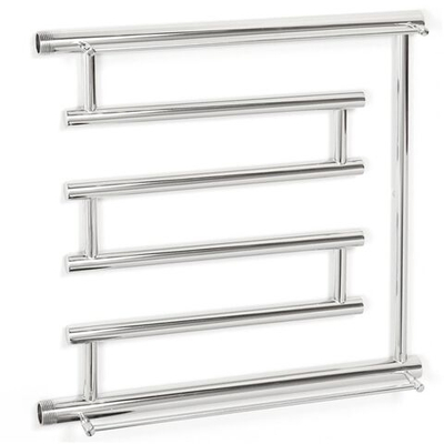 Полотенцесушитель Фокстрот, с полкой, 50х50х1", нерж сталь, с креп, Aquater, ПМ-1