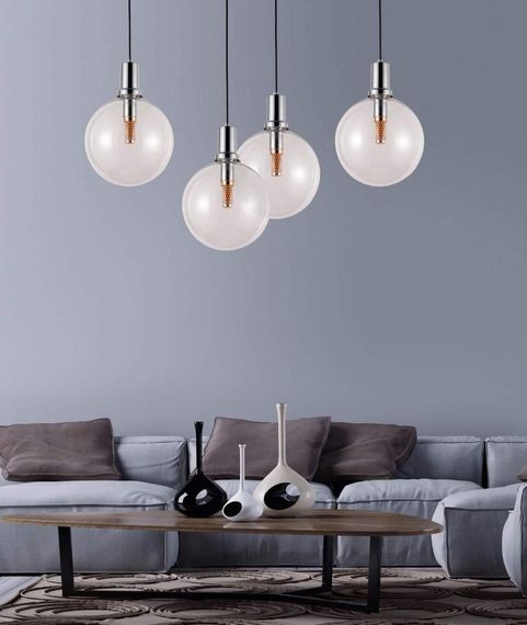 Подвесной светильник Lumina Deco Dorito LDP 1212-250 GY+CHR