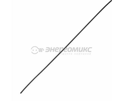 Клеевая термоусадка REXANT 6.0/1.5мм, 4:1, 1м, черная 10 шт 23-6006