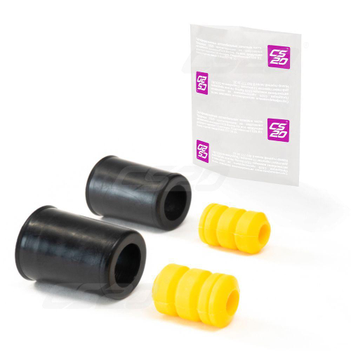 Отбойник передней стойки ВАЗ 2108 2 шт.+2 пыльника пластик полиуретан желтый Comfort CS20