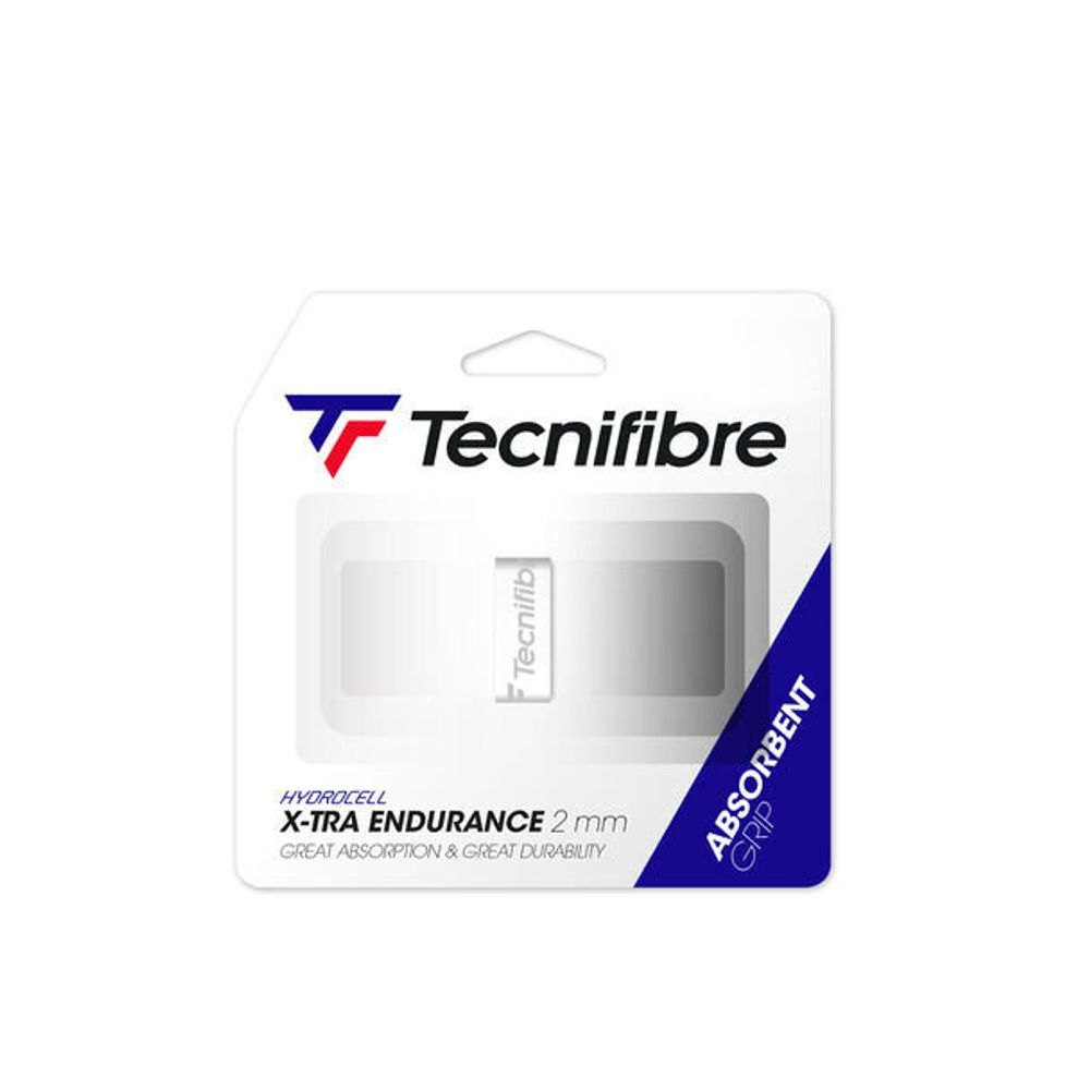 Аксессуары для тенниса Намотка базовая TECNIFIBRE XTRA ENDURANCE WHITE .