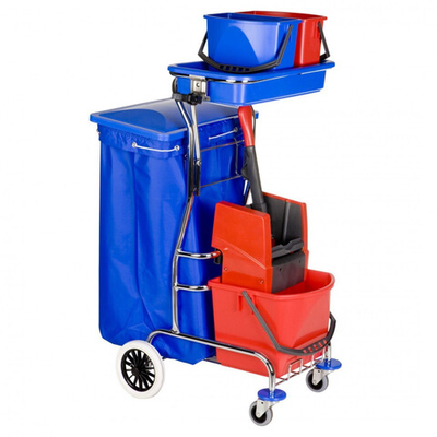 Тележка Vermop для влажной уборки Varietta (хром) 0637