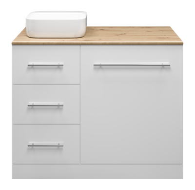 Тумба под раковину Misty Респект 110 под стиральную машину левая