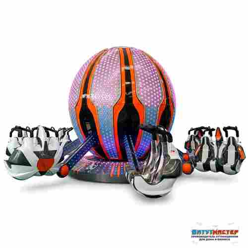 Детская карусель «Танец паука» 8 кабинок, 16 мест, 11×11×4 м