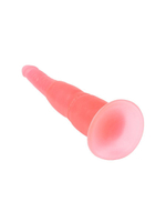 Фаллообразный плаг на присоске - 18,5 см. (Цвет: розовый)