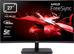 Монитор Acer 27;; ED270RPbiipx 1920x1080 VA WLED 165Гц 5ms FreeSync HDMI DisplayPort