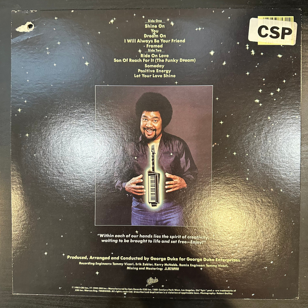 George Duke - Dream On (США 1982г.)
