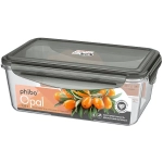 Контейнер для продуктов 1,35л прямоугольный «OPAL» черный