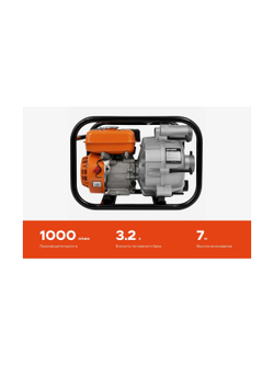 Мотопомпа для грязной воды Gigant 7 лс GWP80