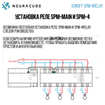 4-х канальный модуль Sonoff SPM-4Relay