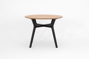 Стол Луиджи-М нераздвижной (дуб/нога венге, столешница светлый дуб б/т)