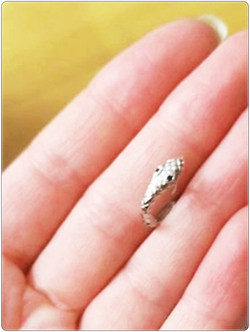 Серьги кольца "Змейки".