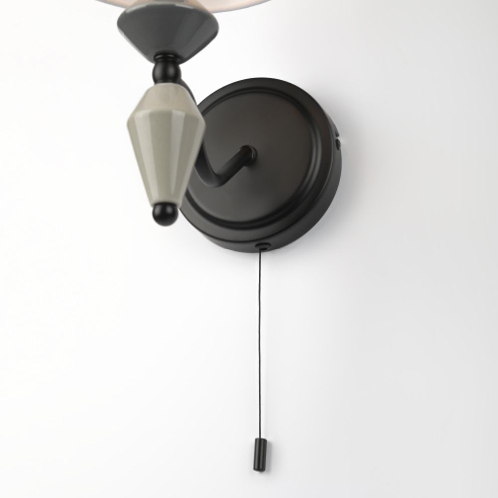 Бра светильник Rivoli Alisia 2096-401 1 х Е14 40 Вт классика с выключателем