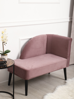 Кушетка Berger лиловый/венге