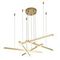 Подвесной светодиодный светильник Indigo Paralleli 14017/5P Gold V000087L